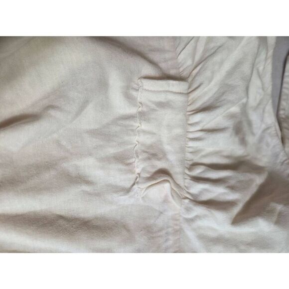 James Perse Fray Hem Pastel Blush Pink Adjustable Strap Cotton Midi Dress Sz. 1 - Picture 8 of 10